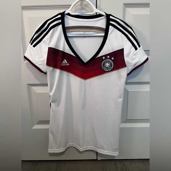 ⚽️2014/15 Adidas Germany Home Women’s Soccer Jersey - Picture 1 of 11